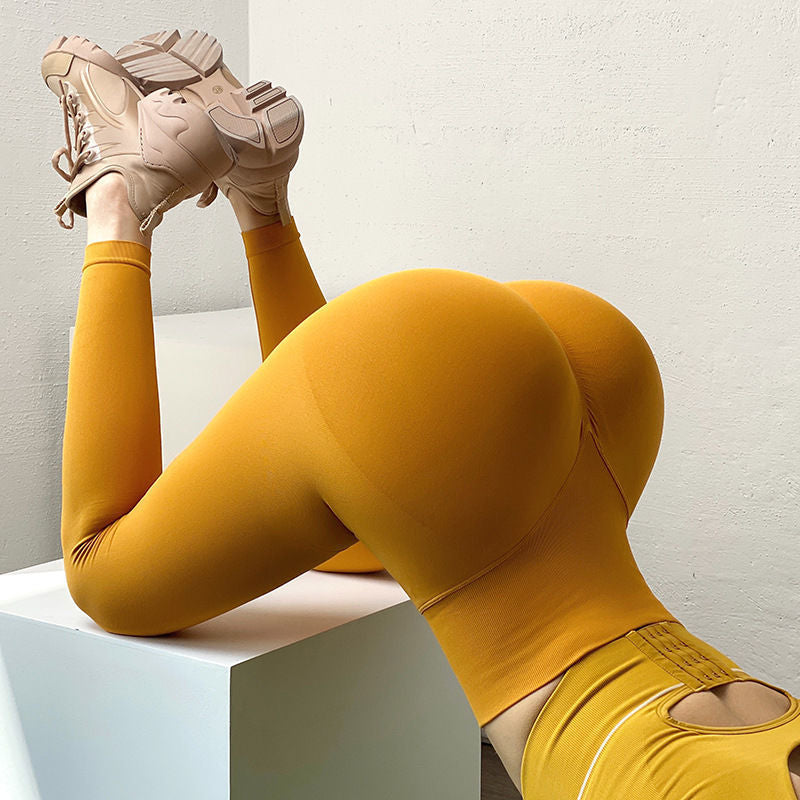Leggings sportivi a vita alta effetto push up