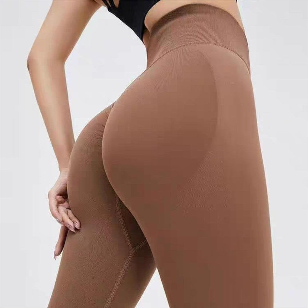 Leggings sportivi a vita alta effetto push up