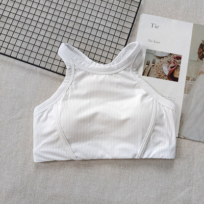 Gilet sportivo con filo a forma di I