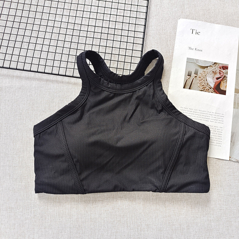 Gilet sportivo con filo a forma di I
